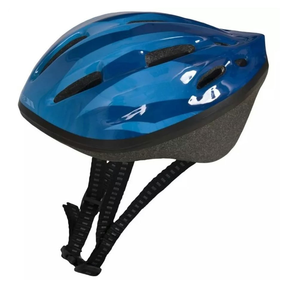 image 1 of Trespass Childrens/Kids Cranky Bike Helmet - Dark Blue - 44cm - 48cm Blue | One Size