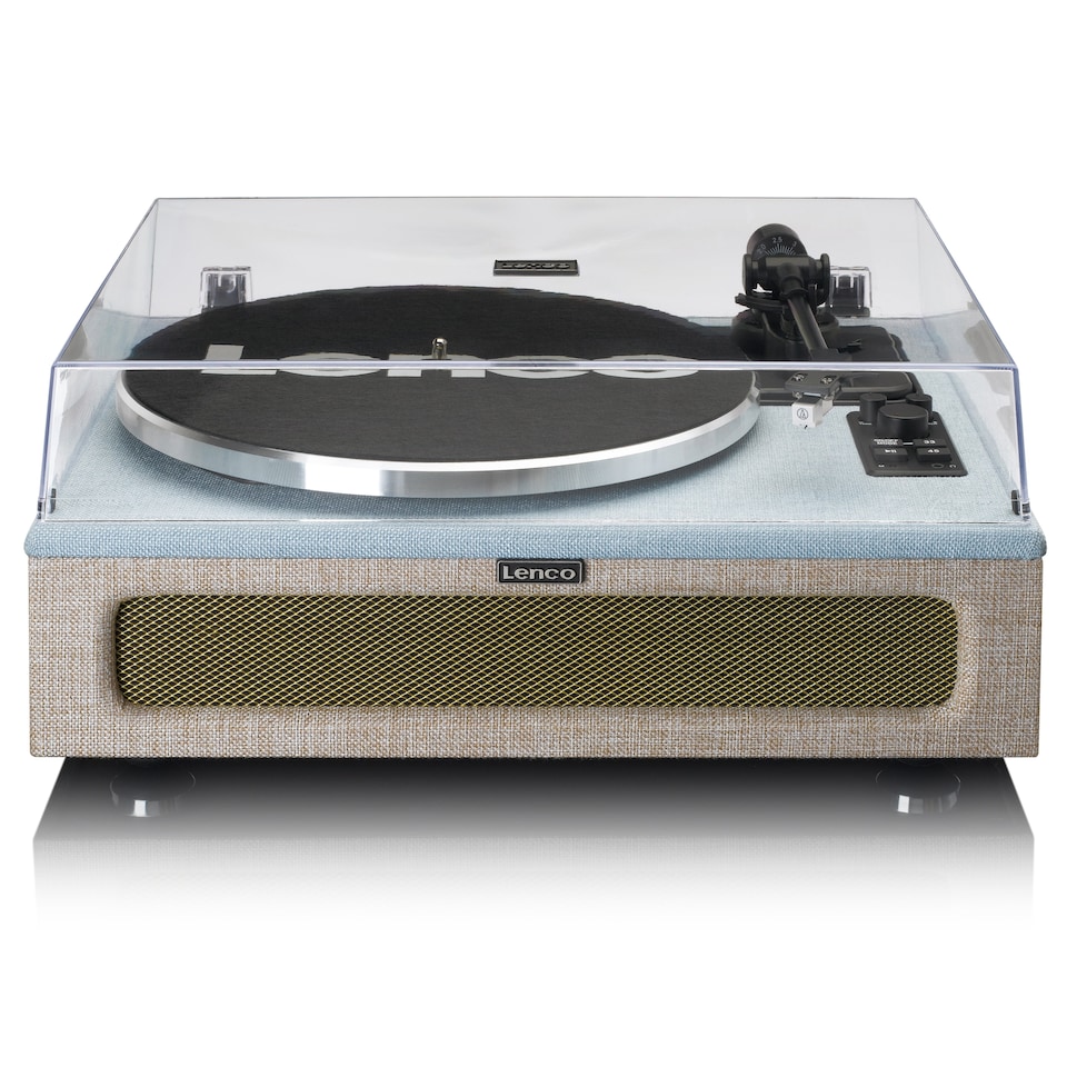 image 1 of LENCO LS-440BUBG - Turntable with 4 built-in speakers - Fabric