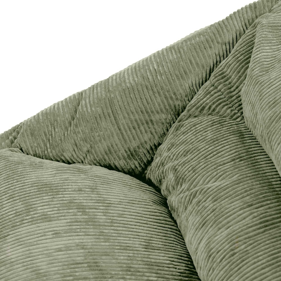 image 1 of Icon Sofa, Armchair and Footstool Bundle, Jumbo Cord, Sage Green