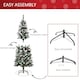 image 6 of HOMCOM 5FT Artificial Christmas Tree Xmas Indoor Decoration w/ Pinecone
