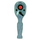 image 2 of 1/4in Drive Stubby Headed Ratchet Socket Driver 90 Teeth Quick Rel Reversible