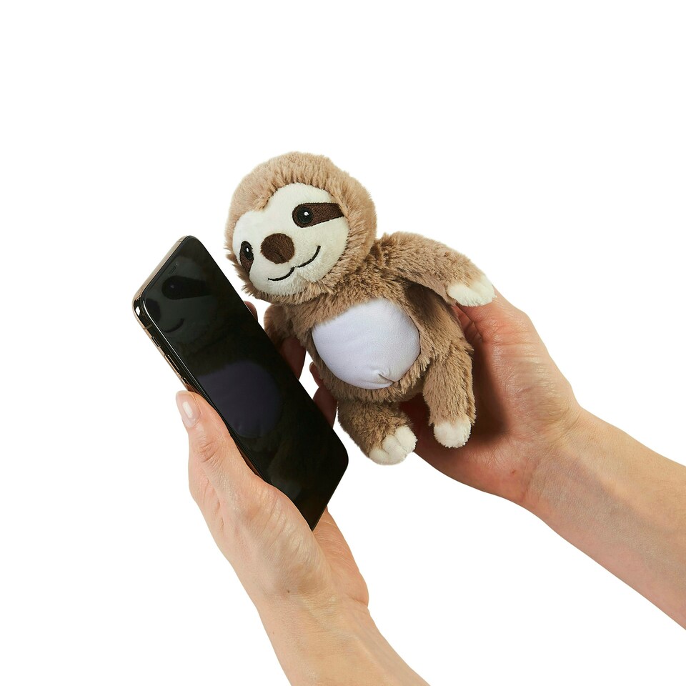 image 1 of Warmies Dusty Pups Sloth Screen Cleaner
