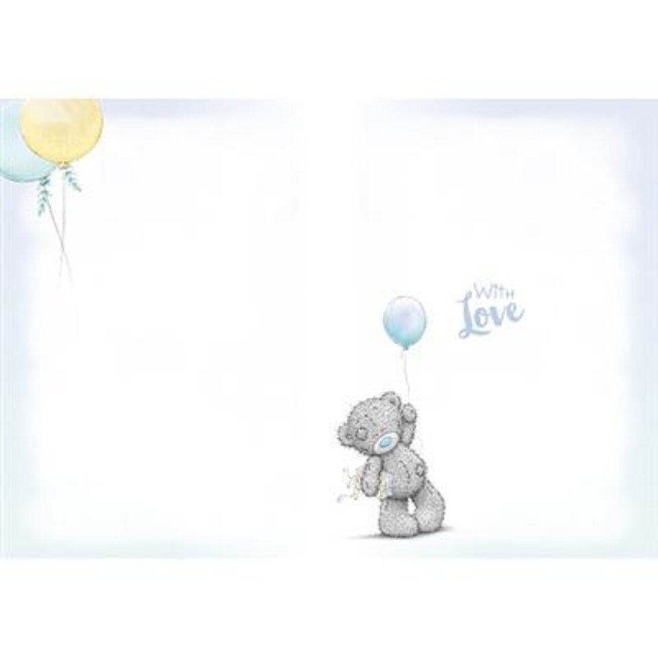 image 1 of Me To You Bear Bouquet of Balloons Birthday Card