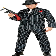 Fancy Dress Adult American Gangster Costume - M
