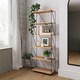 image 1 of Leyo 6 Tier Storage Rack Wotan Oak