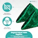image 4 of Square Crushed Velvet Napkins, Cloth with Hemmed Edges Napkins - 20 Inch
