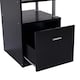 image 8 of HOMCOM Wood Computer Desk Laptop Workstation Drawer Shelf for Home Office