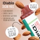 image 4 of Diablo No Added Sugar Milk Chocolate with Almonds 75g