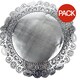 image 1 of Lotus Doily (Pack of 8) - Silver - One Size