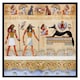 image 2 of Egyptian mythelogical drawings (Picutre Frame) White | L