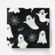 image 3 of OHS Autumnal Halloween Gonk Pumpkin Ghost Ghouls Soft Cosy Plush Warm Polar Fleece Throw Over Bed Blanket, 120x150cm Black | Ghost