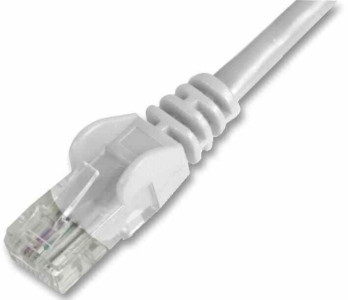 PRO SIGNAL - 5m White Cat5e Snagless UTP Ethernet Patch Lead
