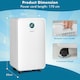 image 2 of COSTWAY 12L/Day Dehumidifier Home Portable Quiet Dehumidifier