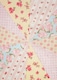 image 2 of Yellow and Peach Shabby Chic Vintage Print Party Bunting 10m with 20 Pennants