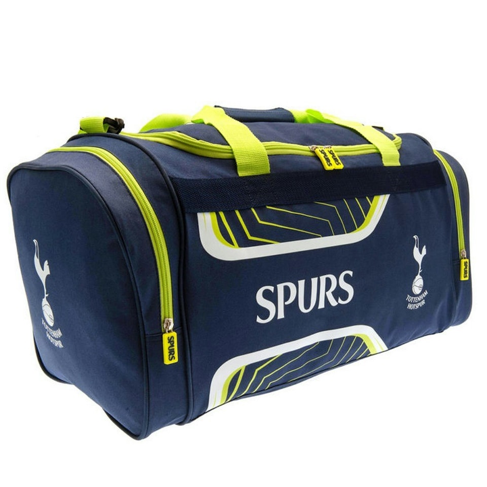 image 1 of Tottenham Hotspur FC Flash Holdall - Navy Blue/White/Lime Green - One Size