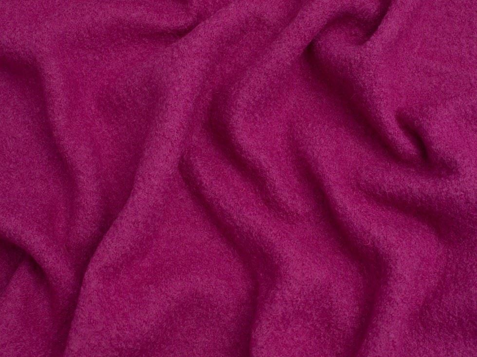 Minerva Core Range Pink 100% Pure Boiled Wool Coating Fabric for Dressmaking, 140cm / 55" Wide - per metre
