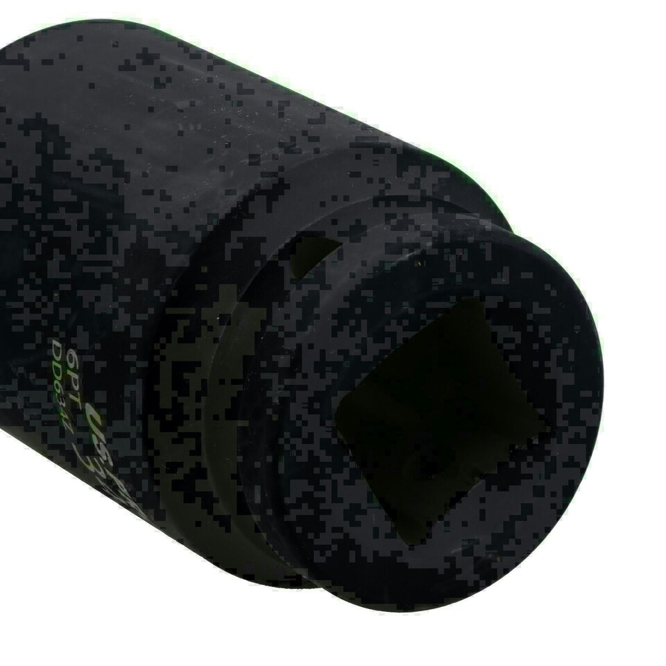 image 1 of 34mm Metric 3/4 Drive Double Deep Impact Socket 6 Sided Single Hex Thick Walled