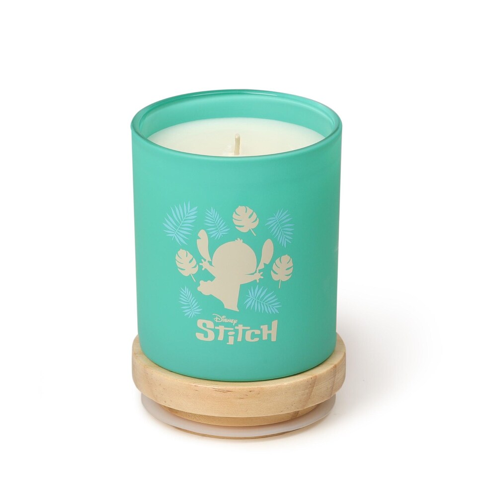 image 1 of Disney Lilo & Stitch Scented Candle - Palm Leaf & Malay Apple