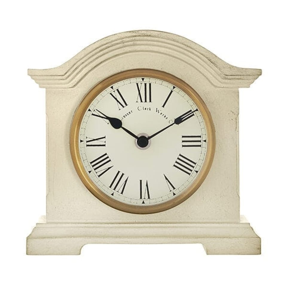image 1 of Acctim Falkenburg Mantel Clock Cream
