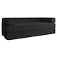 image 1 of Modern 3 Seater Sofa Bed Convertible Sofa to Bed Sherpa Fabric No Assembly Modern Living Room Furniture