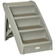 image 1 of PawHut Four-Step Foldable Pet Stairs w/ Non-Slip Mats, for S, XS Dogs - Grey