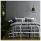 image 1 of Happy Daze Printed Duvet Cover Set Reversible Polycotton Beddings Grey | Double