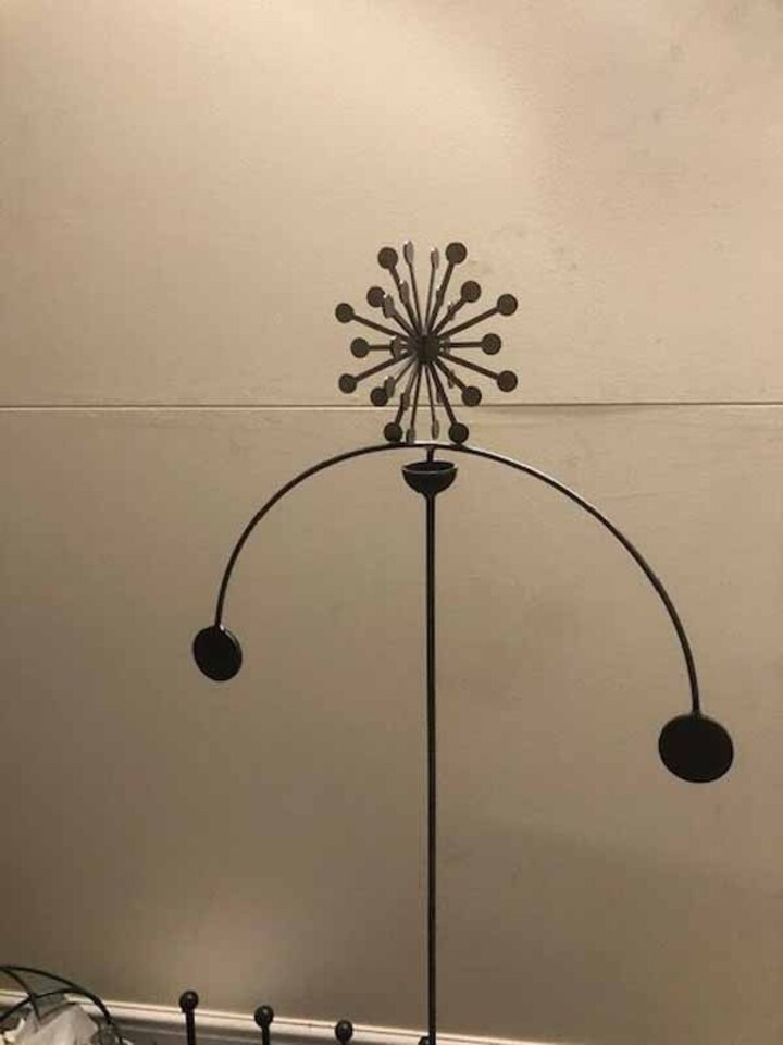 image 1 of Allium Wind Rocker Double Bare Metal/Ready to Rust - Steel - W54 x H148.5 cm