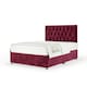 image 1 of Signature Platinum 2000 Pocket Sprung Aubergine Chenille Divan Set And Lona Headboard Super King