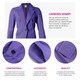 image 2 of Laughing Man Purple Suit Costume Purple | XL