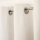 image 3 of OHS Woven Textured Blackout Eyelet Curtains, 46x54" - Cream