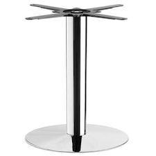 Carlo Chrome Tall Poseur Table Base Silver