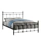 image 1 of Bayford Traditional Vintage Style Black Metal Bed Frame (King)