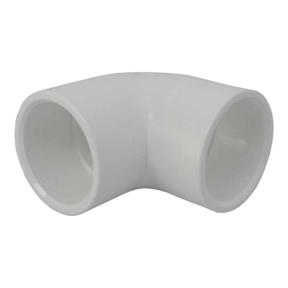 image 1 of 2in Plastica White 90 Deg Elbow P P - Single