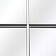 image 5 of The Quadrants - New Black XL Circular Metal Wall Mirror Made up of 4 Parts 70" X 70" (180 x 180CM) Black