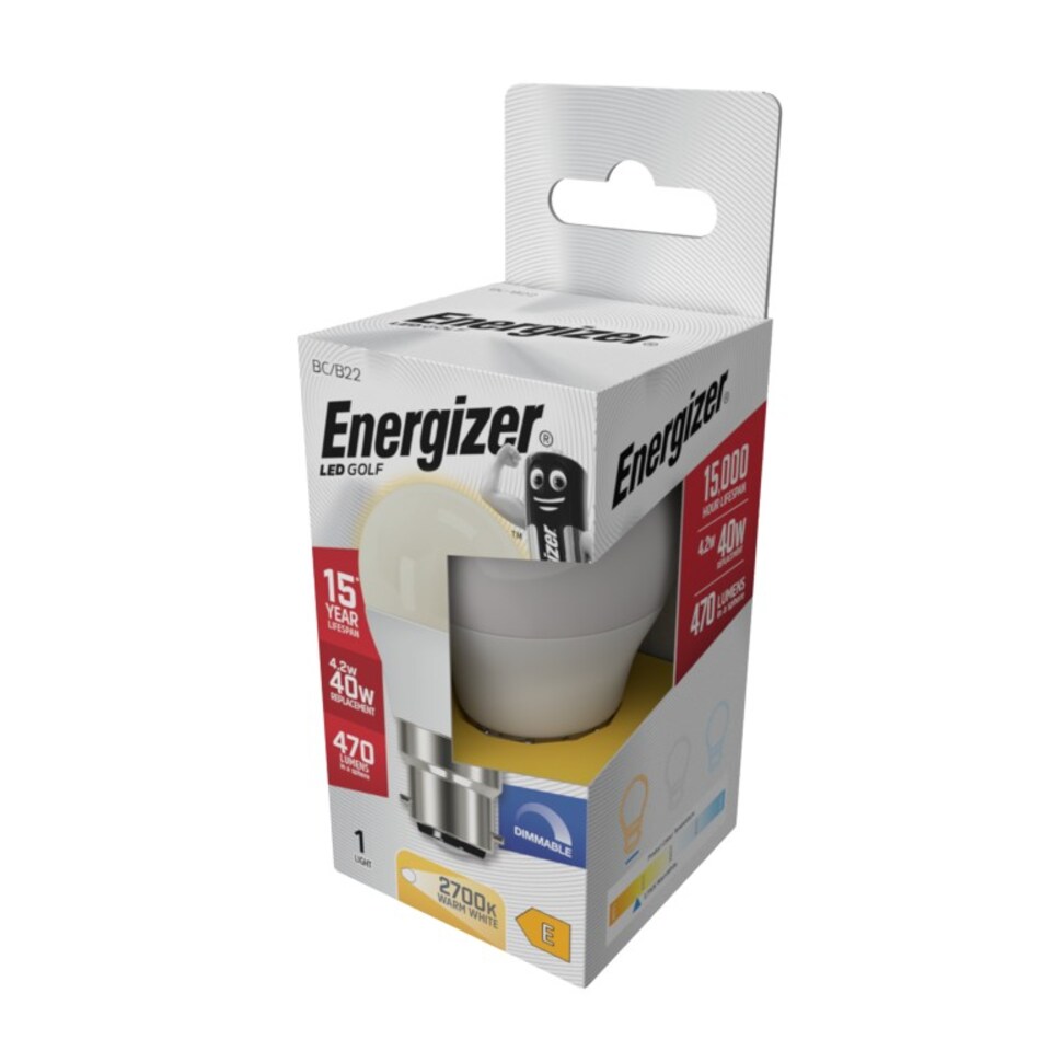 image 1 of Energizer B22 LED Golf Bulb | White | Opal | One Size | 1