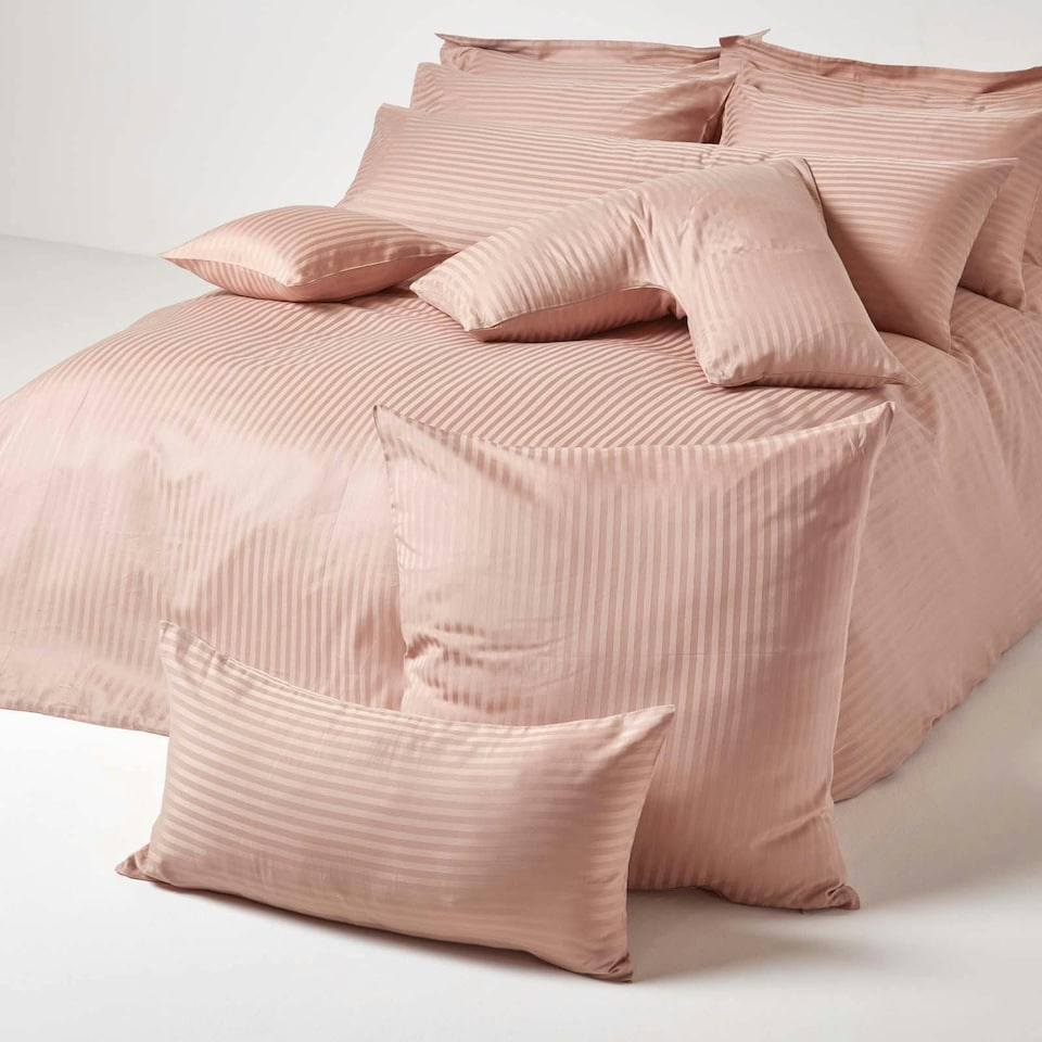 image 1 of Homescapes Taupe Beige European Size Egyptian Cotton Pillowcase 330 TC - 80 x 80 cm