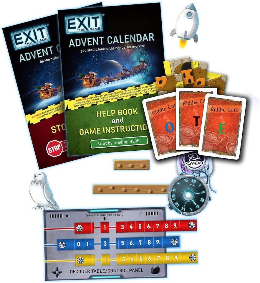 image 1 of EXIT:  Advent Calendar - The Intergalactic Race