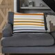 image 2 of striped pattern, orange black gray beige and brown (Blanket)