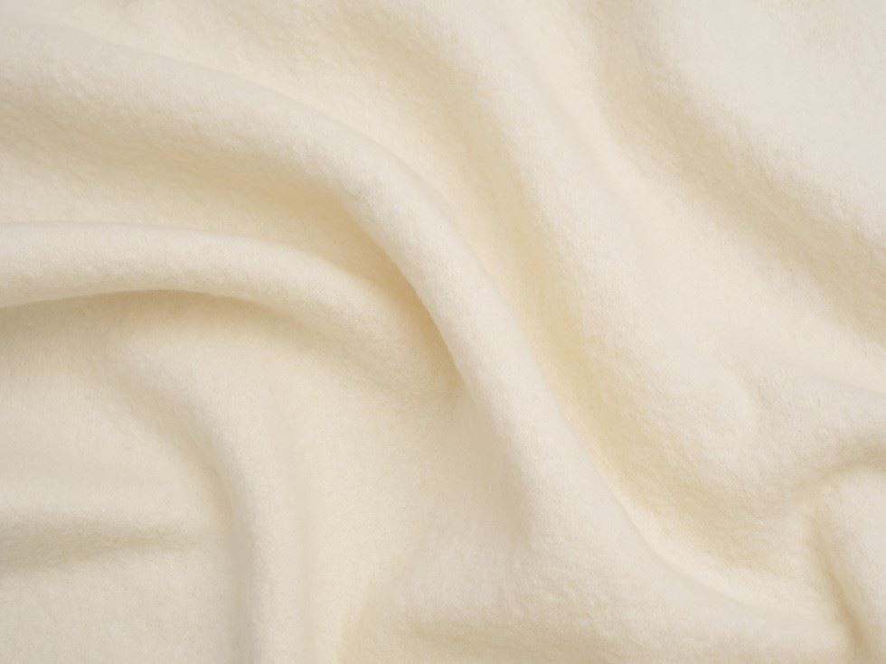 Minerva Core Range Cream 100% Pure Boiled Wool Coating Fabric for Dressmaking, 140cm / 55" Wide - per metre