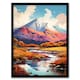 image 1 of Ben Nevis Glen Scotland Landscape Tranquil Black Framed Wall Art Print A4