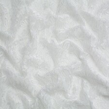Minerva Core Range White Tocca Corded Lace Fabric for Bridal, Dressmaking, 135cm / 53" Wide - per metre