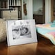 image 6 of Silver Baby Photo Frame with Pram, Booties & Rattle Icons
