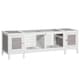 image 6 of PawHut Rabbit Hutch, Guinea Pig Cage w/ Slide Out Tray & Bunny Run, Grey