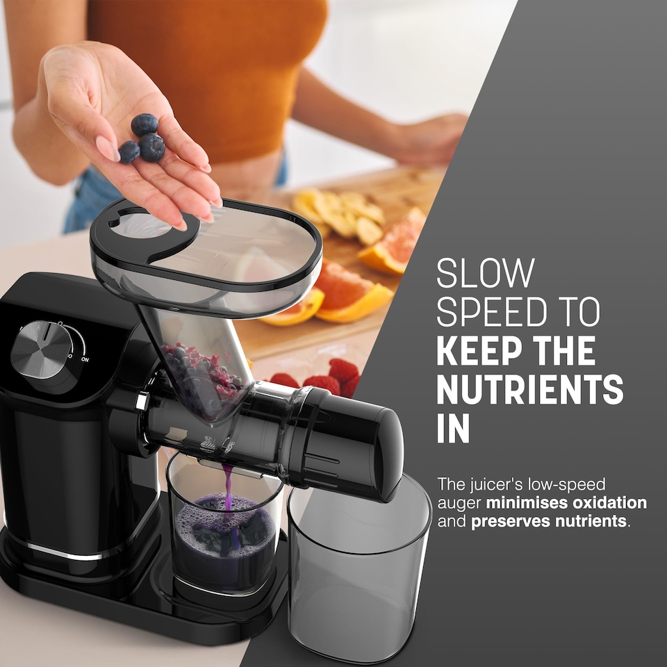 image 1 of Keplin Cold Press Slow Masticating Juicer 150W with 7 Stage Auger