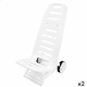 image 1 of Beach Chair Aktive White Wheels 40 x 84 x 44 cm (2 Units) N/A