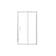 image 1 of Aica Bathrooms 1400x1850mm Sliding Shower Enclosure Shower Screen WalK In Glass Door Cubicle | Chrome