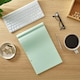image 6 of Pack of 6 Rhino A4 Green Paper 100 Page 8mm Lined with Margin Refill Pads