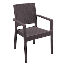 Minty Arm Chair - Brown Brown