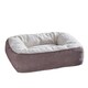image 3 of Zoon Komfort Memory Foam Square Dog Bed | Grey | M | 1