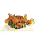 image 4 of Turkey on the Table Festive 3D Pop Up Thanksgiving Card
